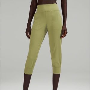 NWT lululemon Align High-Rise Cropped Jogger Bronze Green Size 2